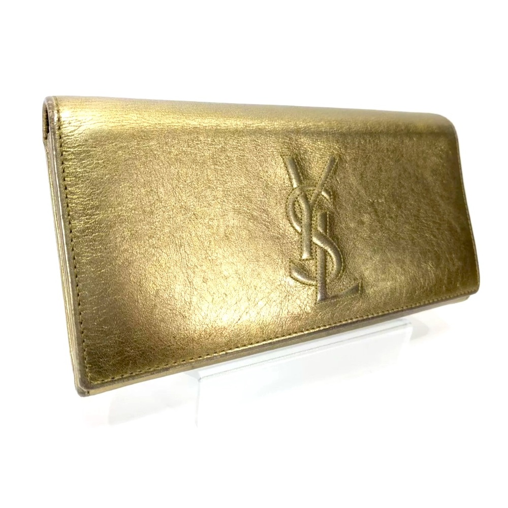 Yves Saint Laurent Gold Wallet